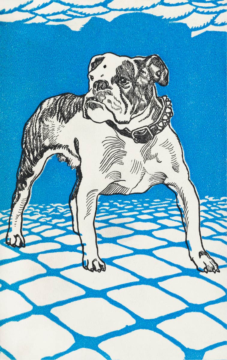 【無料壁紙】モーリッツ・ジャング_ブルドッグ / Moriz Jung_Bulldog (1912)