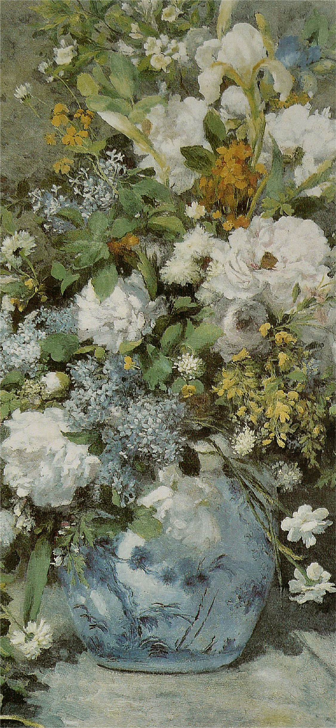 Pierre-Auguste Renoir ルノワール春の花束ミニノートメモ帳 