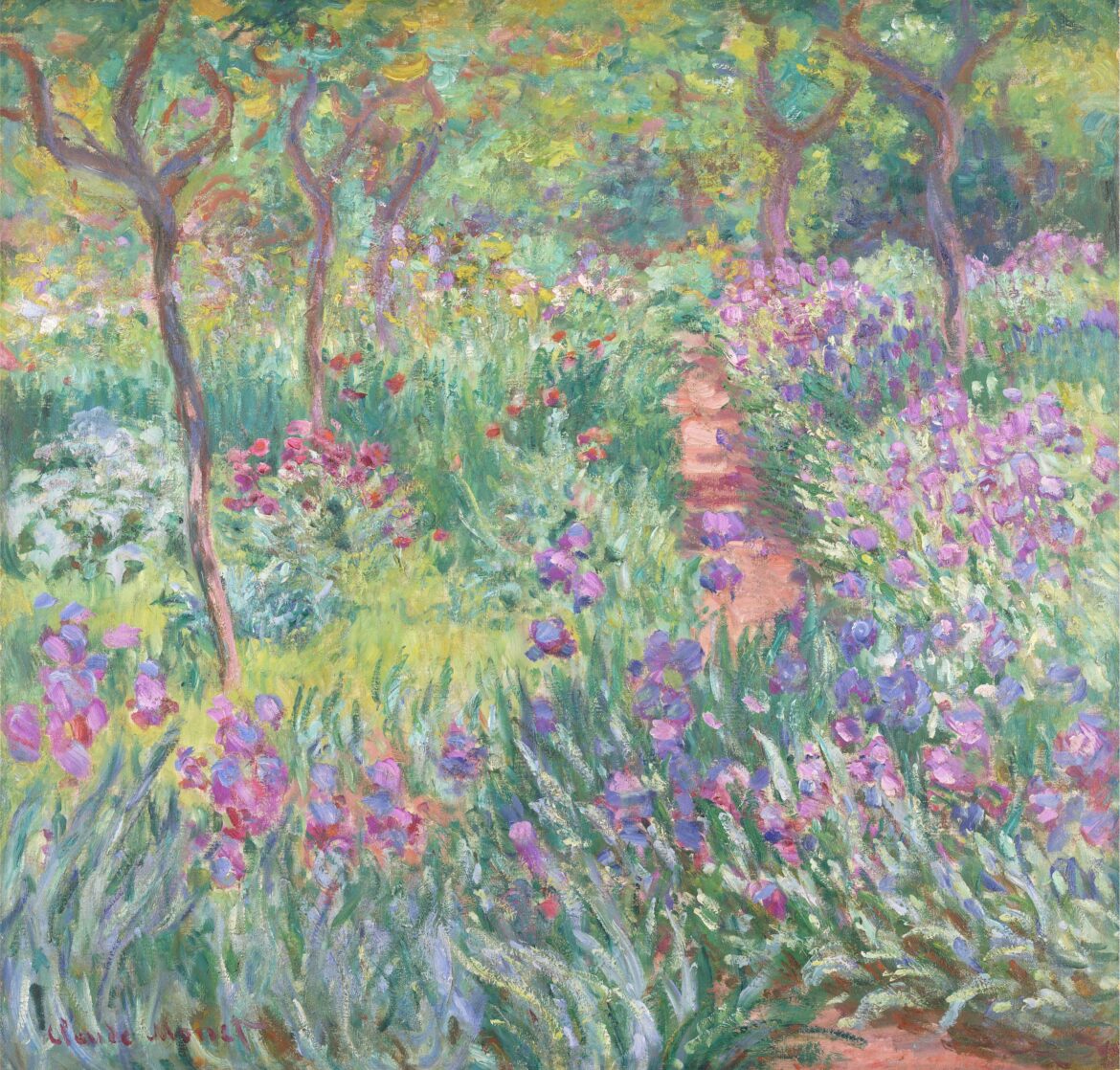 【無料壁紙】クロード・モネ「ジヴェルニーの画家の庭 (1900)」 / Claude Monet_The Artist’s Garden in Giverny (1900)