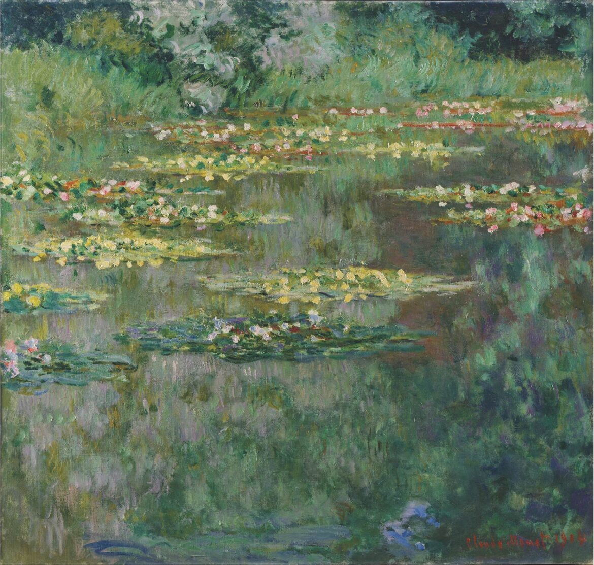 【無料壁紙】クロード・モネ「睡蓮の池 (1904)」 / Claude Monet_Le Bassin des Nympheas (1904)
