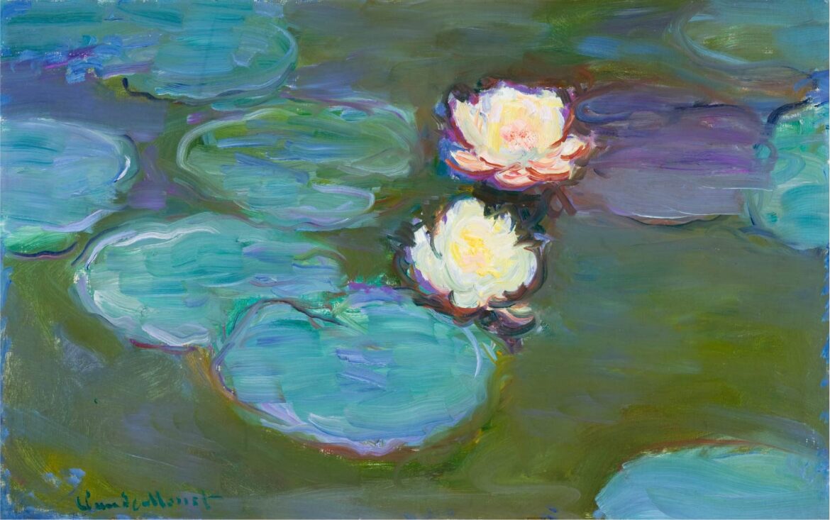 【無料壁紙】クロード・モネ「睡蓮 (1897-1898)」 / Claude Monet_Nympheas (1897–1898)