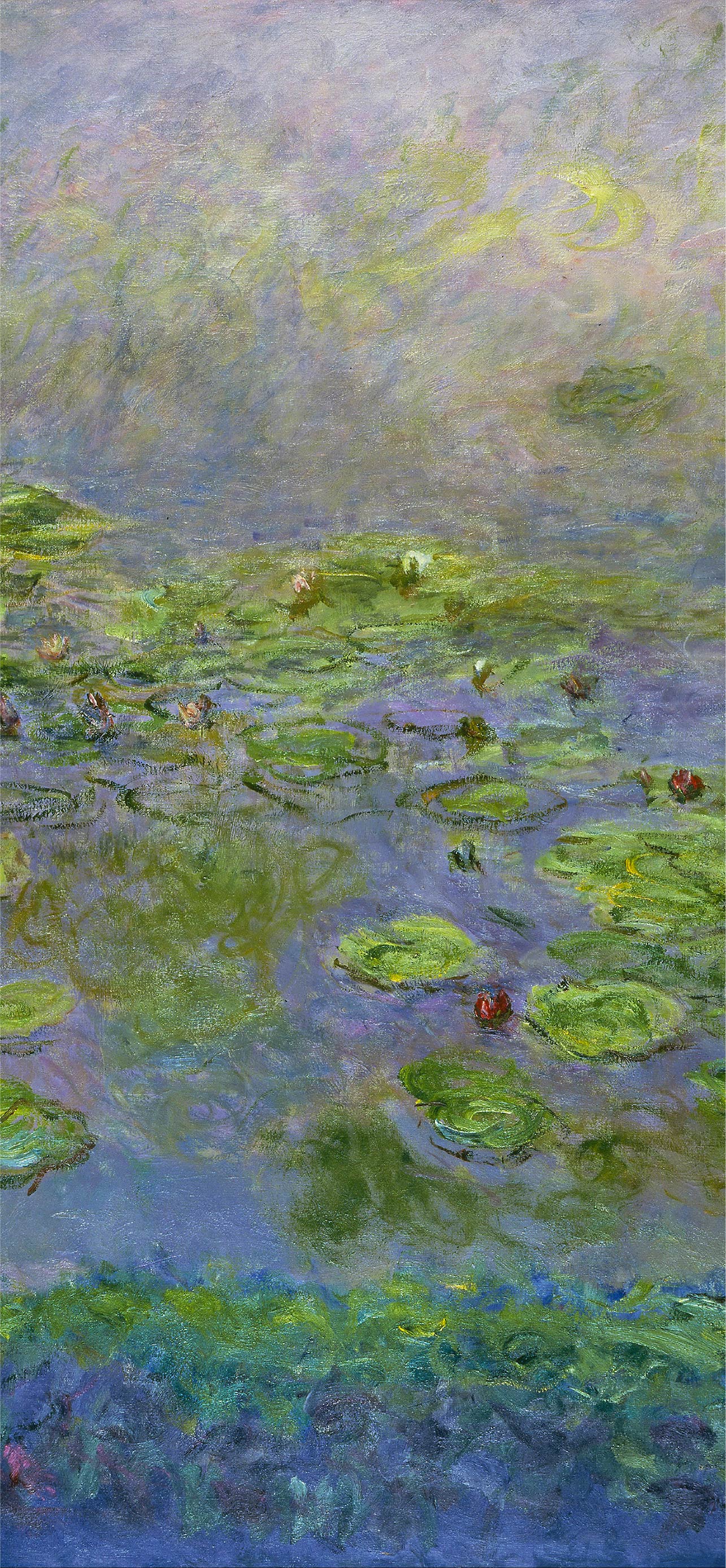 【無料壁紙】クロード・モネ「睡蓮 (1914-1917頃)-B」 / Claude Monet_Nymphéas (ca.1914-1917 ...