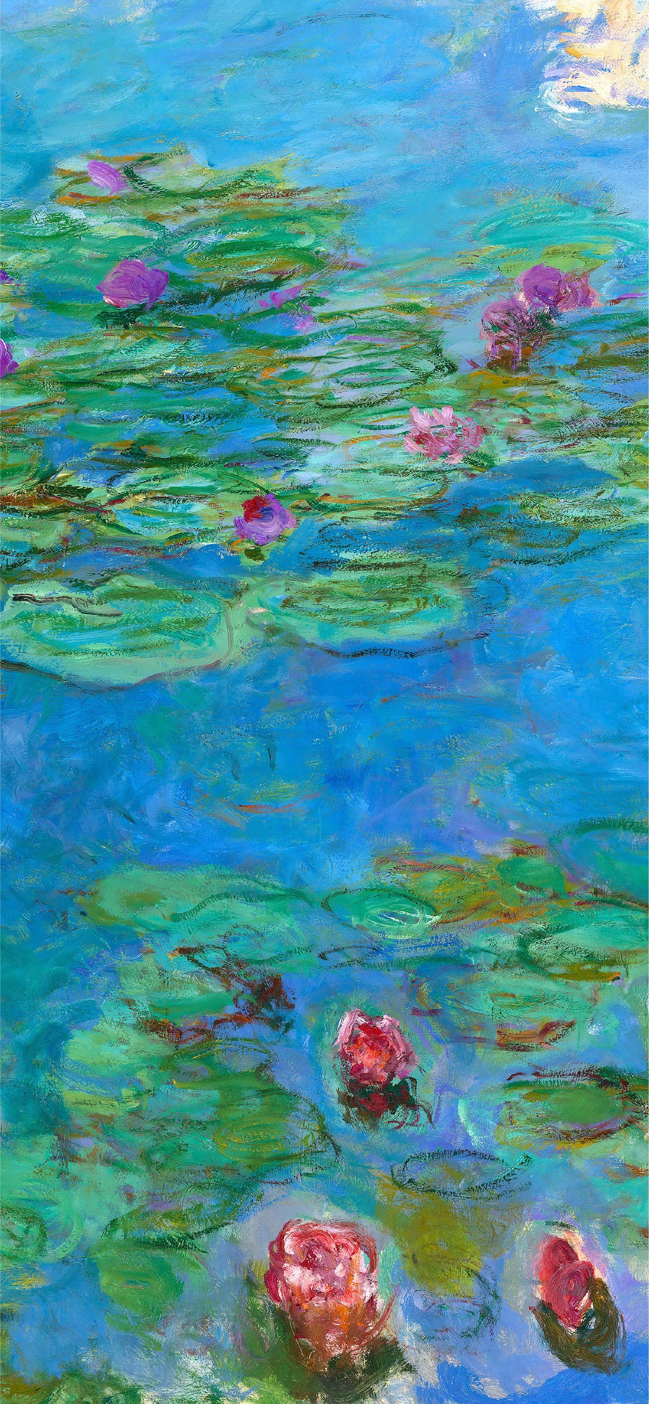 【無料壁紙】クロード・モネ「睡蓮 (1914-1917頃)-A」 / Claude Monet_Water Lilies (ca.1914 ...