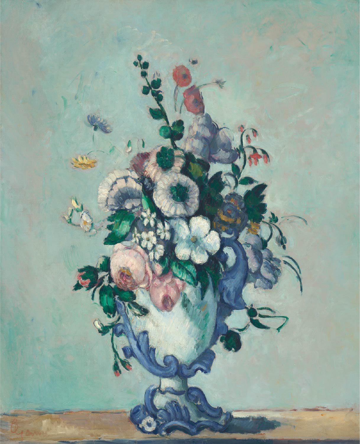 ポール・セザンヌ、「FLEURS DANS UN VASE」、海外版超希少レゾネ