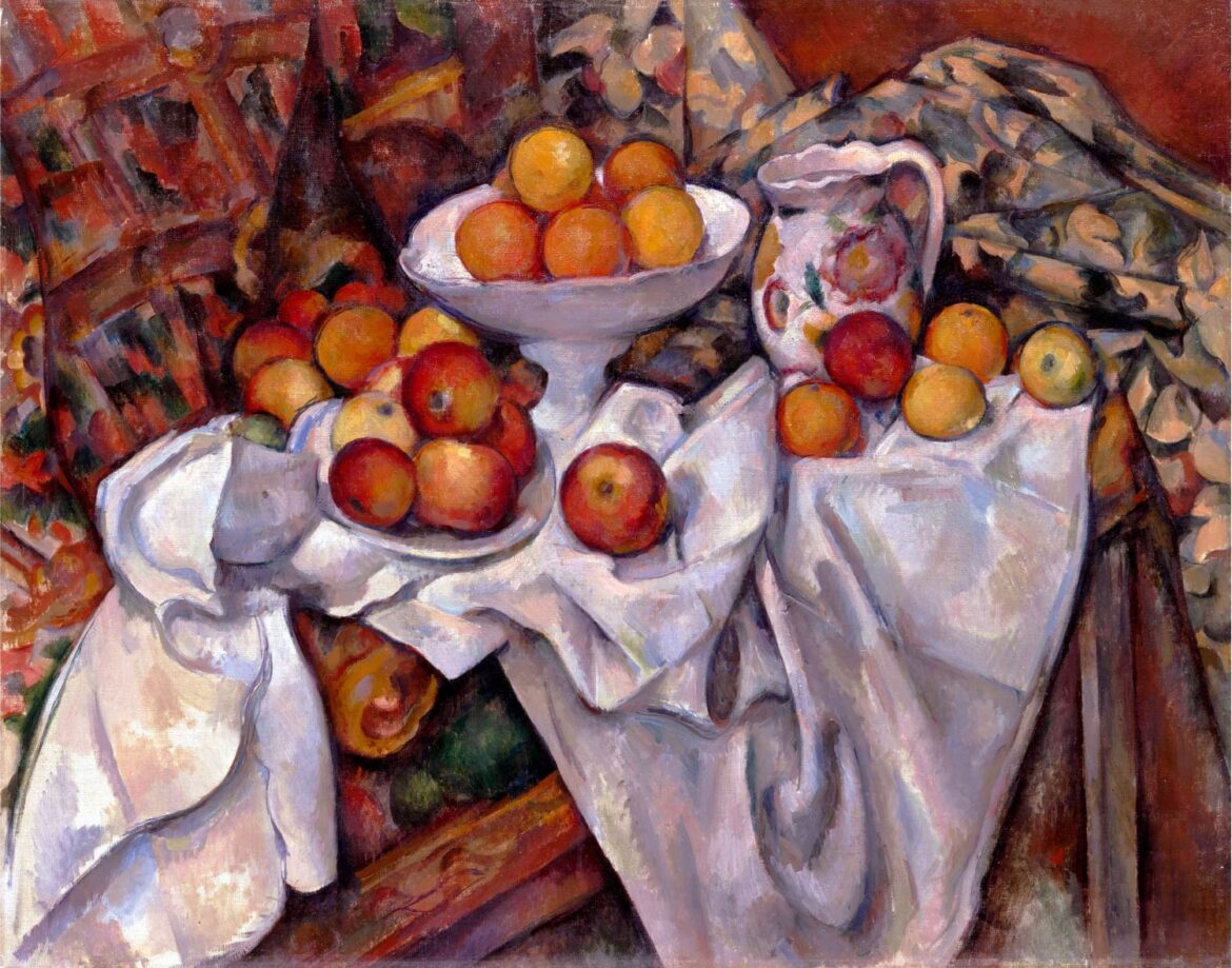 【無料壁紙】ポール・セザンヌ「リンゴとオレンジ (1899)」 / Paul Cézanne_Pommes et aux oranges (1899)