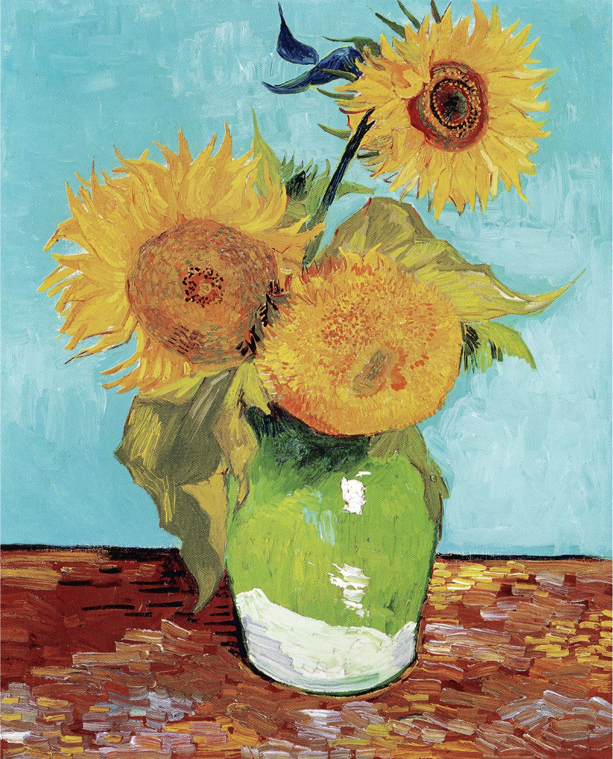ゴッホ ひまわり 額付ポスター USED Vincent Van Gogh! - メルカリ